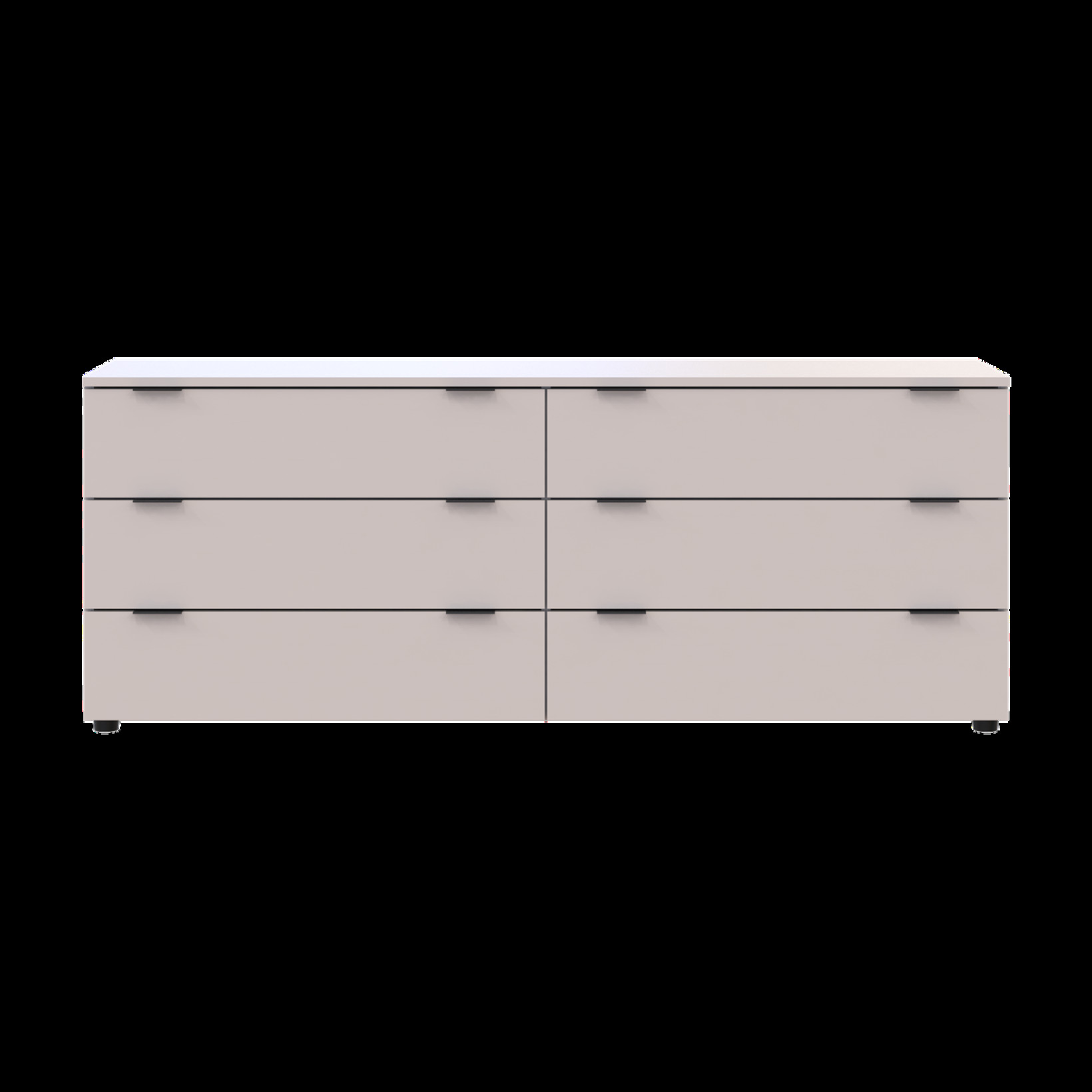 Комод Doros Рон 9 на 6 ящичков 160х38х62 (41516174) Кашемир