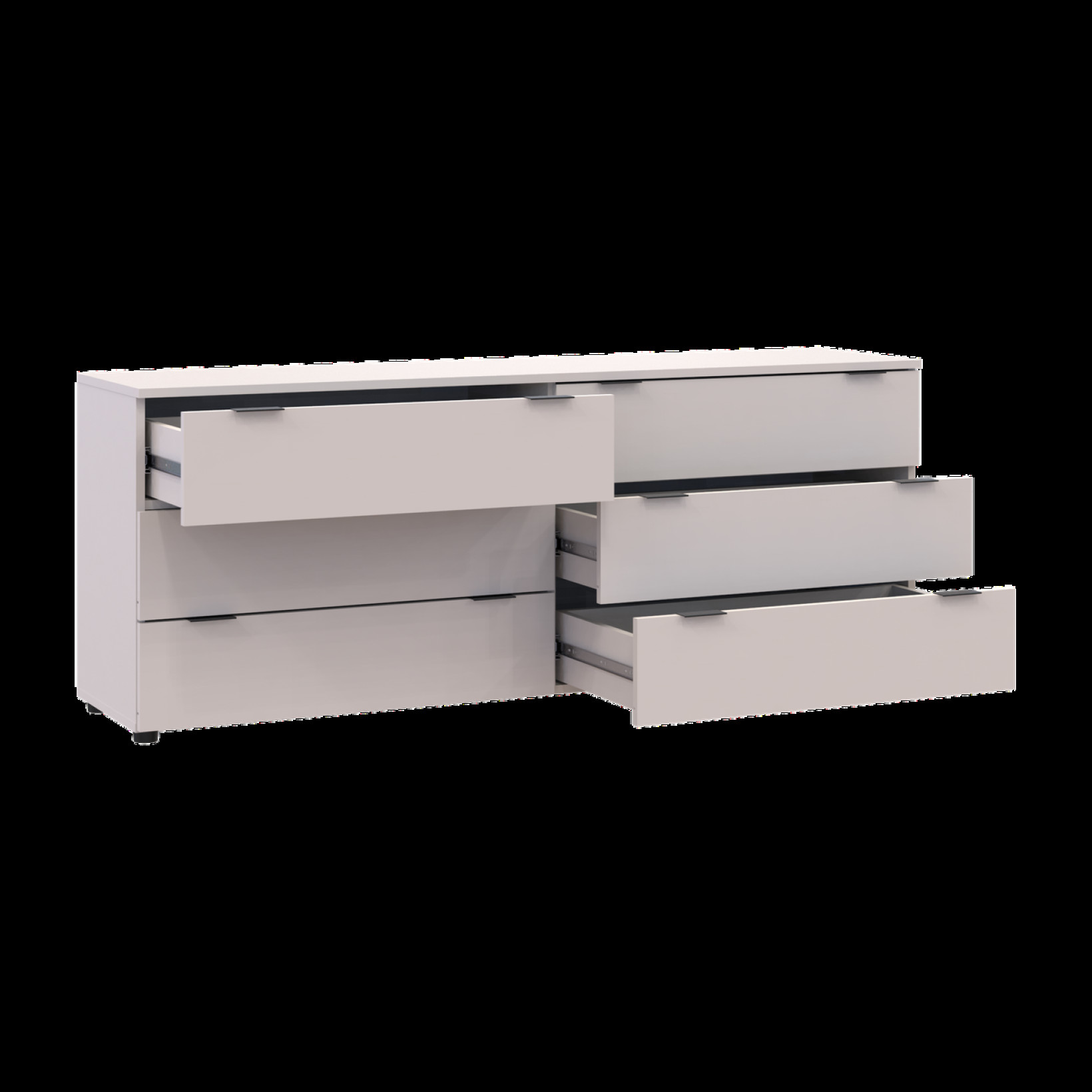 Комод Doros Рон 9 на 6 ящичков 160х38х62 (41516174) Кашемир