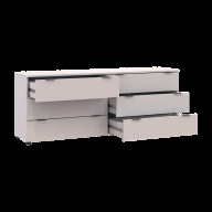 Комод Doros Рон 9 на 6 ящичков 160х38х62 (41516174) Кашемир Комод Doros Рон 9 на 6 ящичков 160х38х62 (41516174) Кашемир