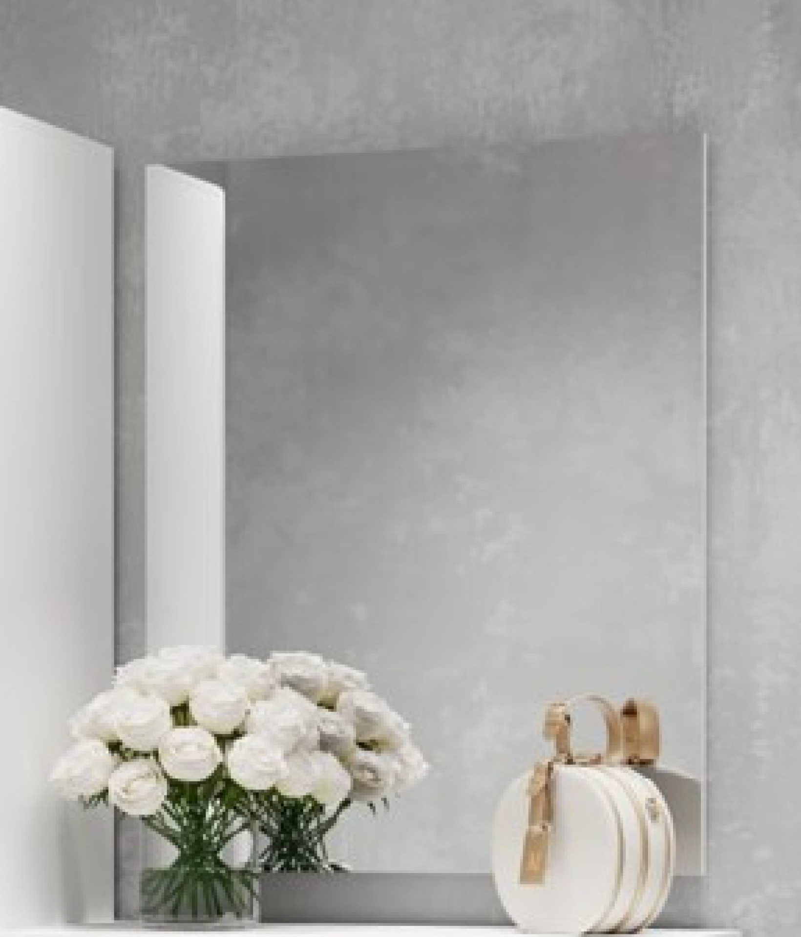 Зеркало навесное Бьянко 70 Белый Свит Меблив