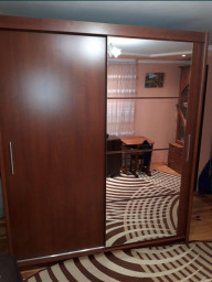 Шкаф-купе Диего 180 Вишня примавера (181/61/216) BRW Шкаф-купе Диего 180 Вишня примавера (181/61/216) BRW