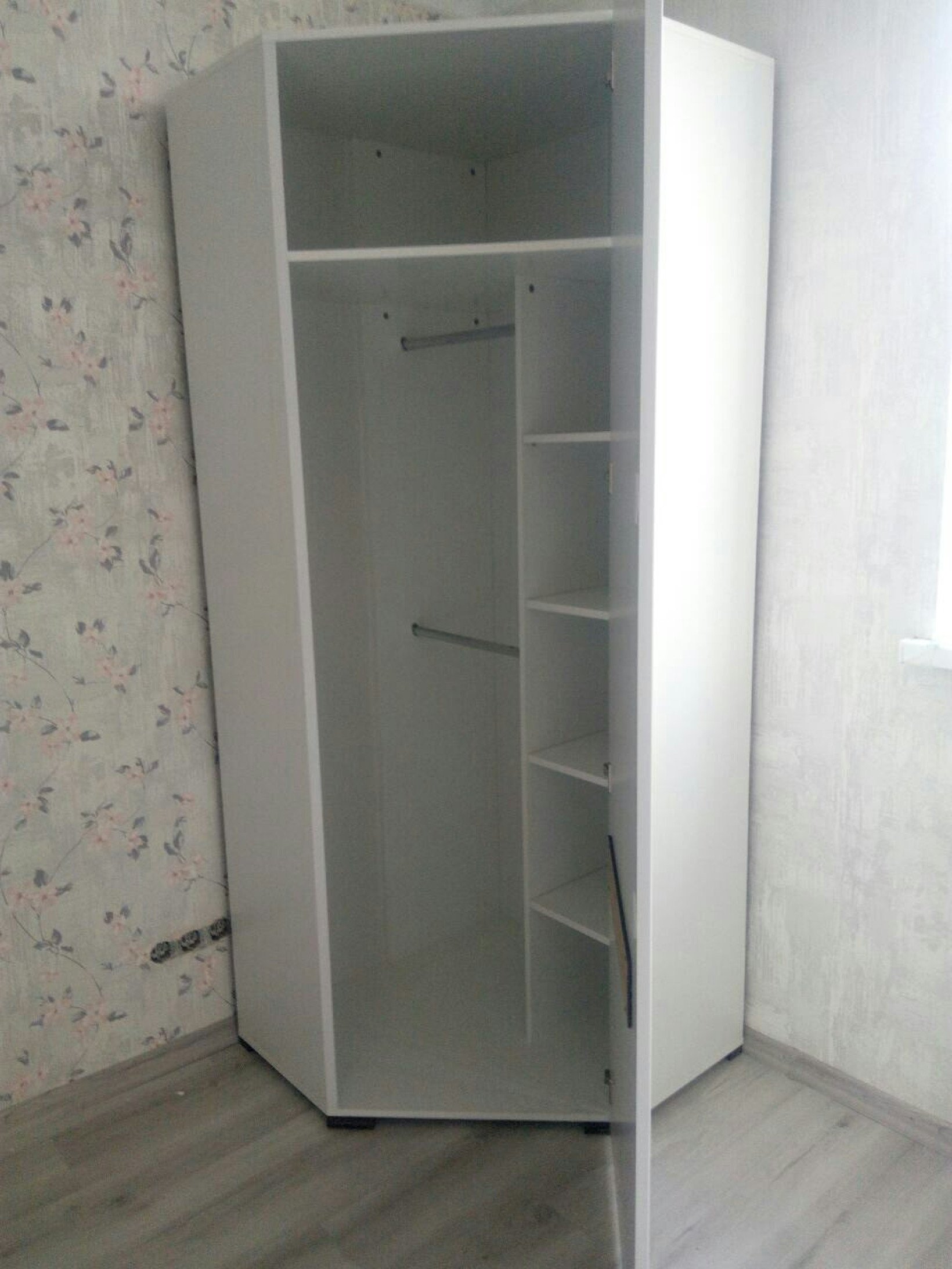 Шкаф угловой Амелия Белый глянец МДФ SZFN1D/21/10 BRW