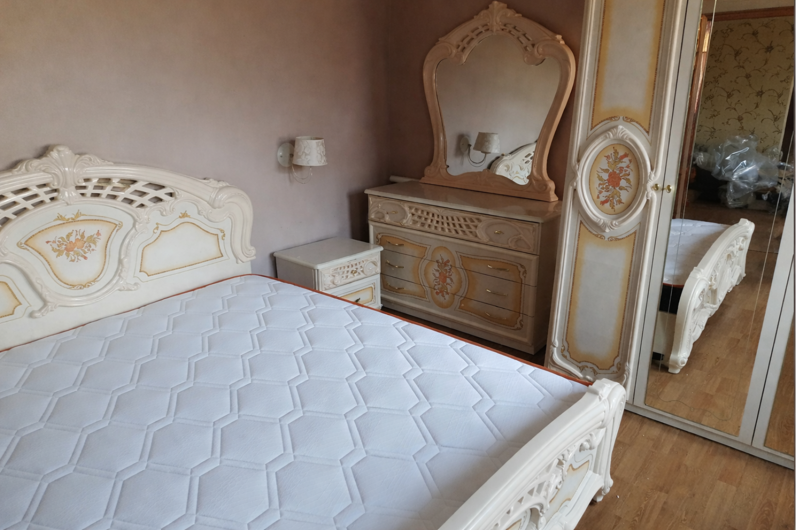 Кровать Кармен Нова Пино Беж 160х200 Свит Меблив