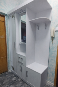 Прихожая Силуэт 1 Нимфея Альба (Белый) Свит Меблив